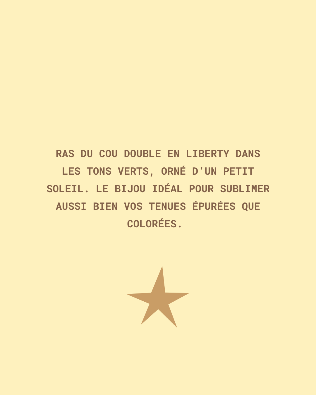 Collier Camille Double