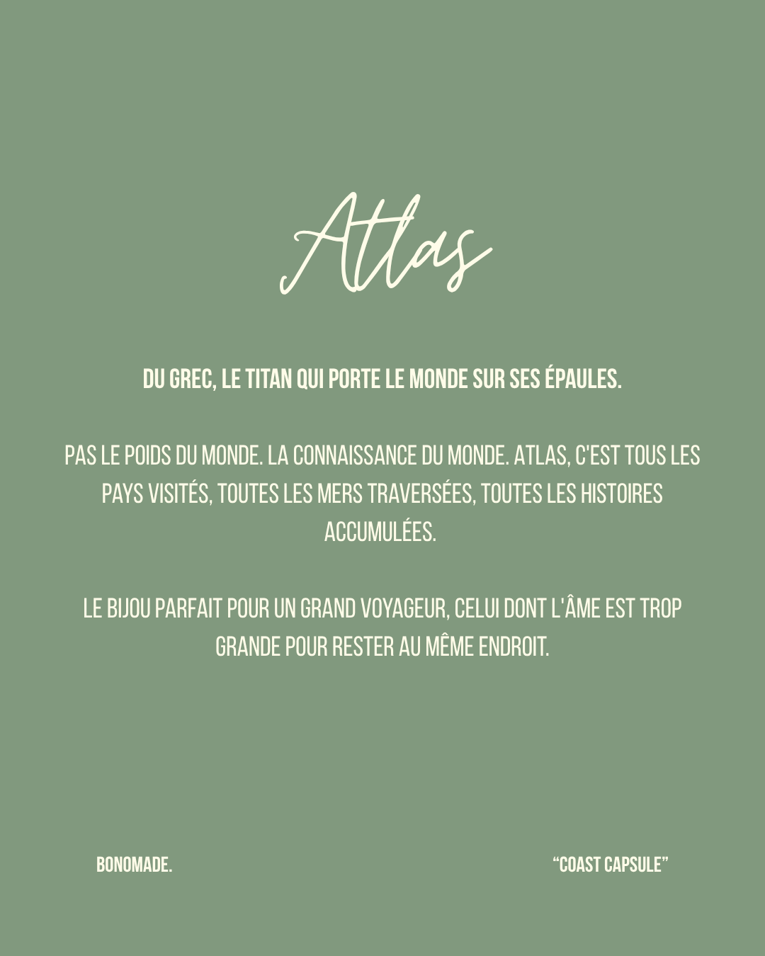 Sautoir ATLAS